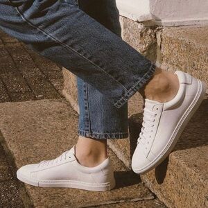 Oliver Cabell LOW ONE Unisex White Leather Sneakers *Italy*